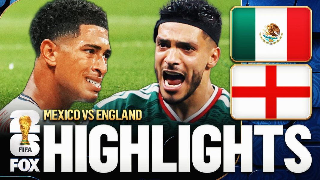 Engeland plaatst zich voor kwartfinale WK 2026 na overwinning op Mexico (Photo by: foxsports.com)