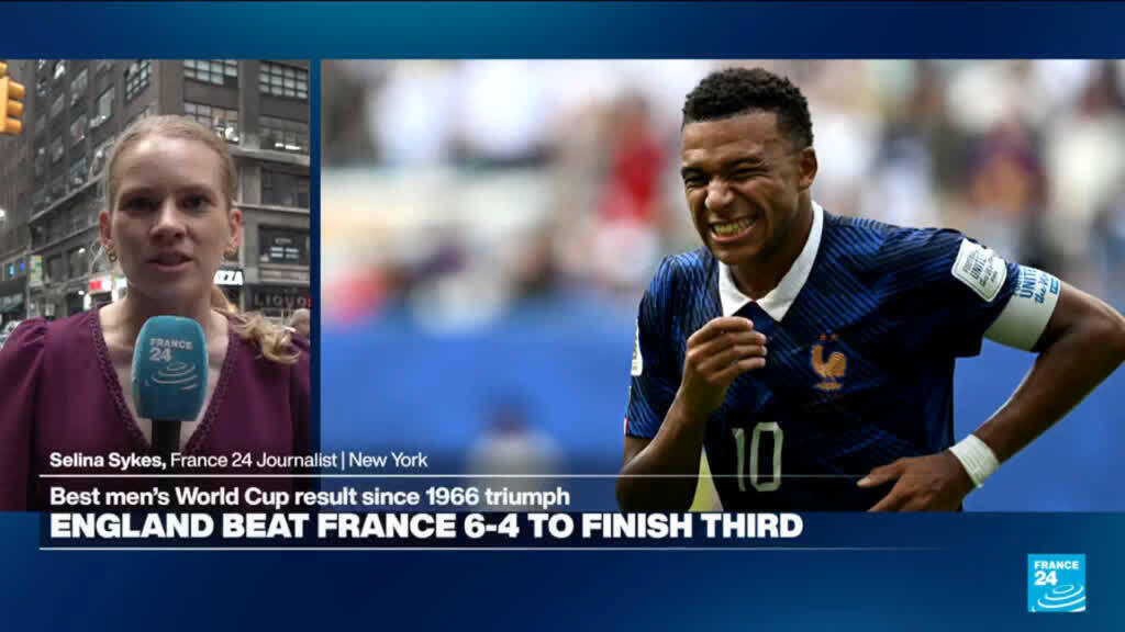 Engeland verslaat Frankrijk en eindigt op derde plaats Engeland verslaat Frankrijk en eindigt op derde plaats (Picture by: s.france24.com)