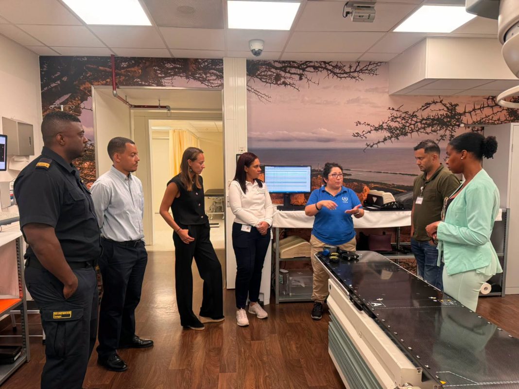 Experts IAEA inspecteren Curaçao Medical Center voor radioactieve materialen (Picture by: paradisefm.cw)