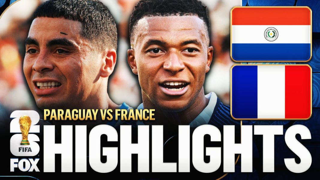 Frankrijk bereikt kwartfinale WK 2026 na penaltytreffer Mbappé tegen Paraguay (Photo by: foxsports.com)