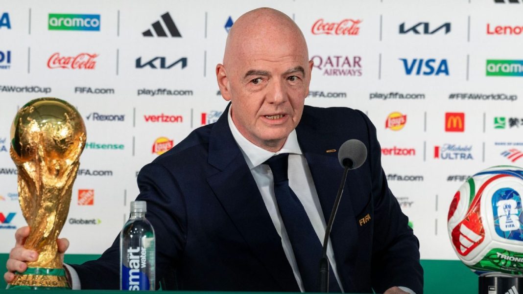 Infantino bekritiseert kritiek op WK na Argentinië-Australië (Photo by: espncdn.com)