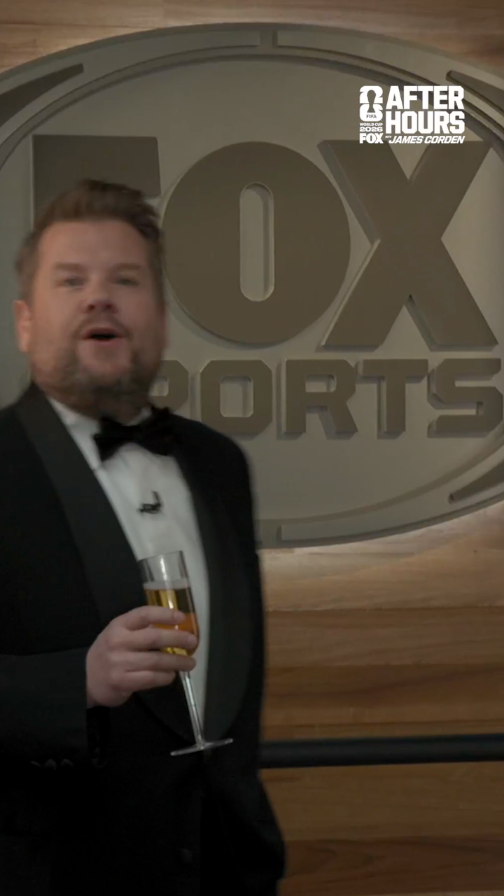 James Corden presenteert FOX After Hours voor WK 2026 James Corden presenteert FOX After Hours voor WK 2026 (Photo by: foxsports.com)