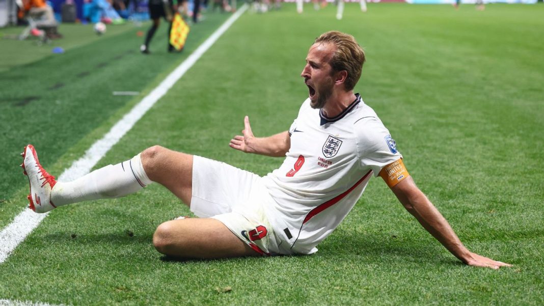 Kane evenaart Messi en passeert Pelé met doelpunt op WK 2026 (Photo by: espncdn.com)