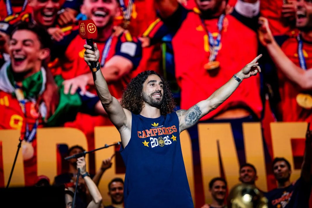 Marc Cucurella vervult belofte na Spaanse overwinning (Photo by: yimg.com)