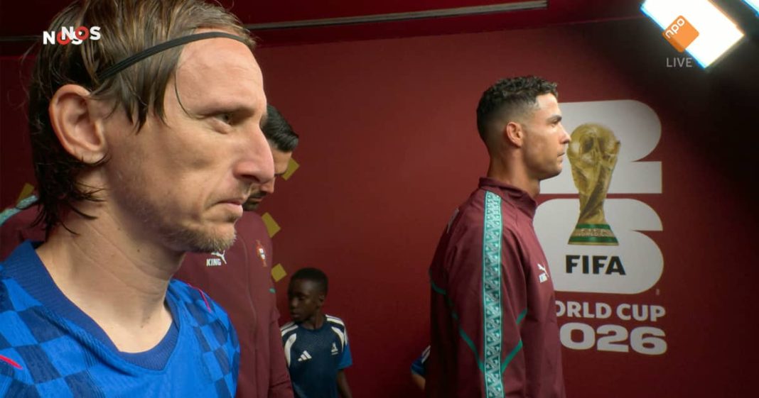 NOS zendt eerste helft Portugal - Kroatië uit tijdens FIFA WK Voetbal 2026 (Photo by: npo.nl)