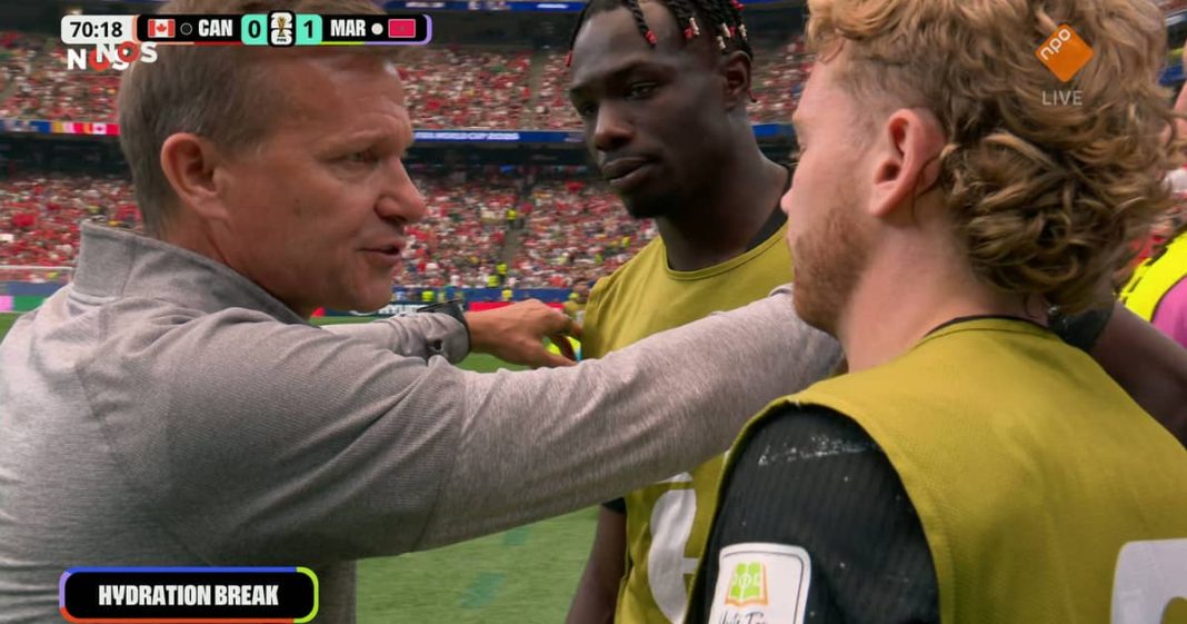 NOS zendt tweede helft van WK 2026-wedstrijd Canada tegen Marokko uit op NPO (Photo by: npo.nl)