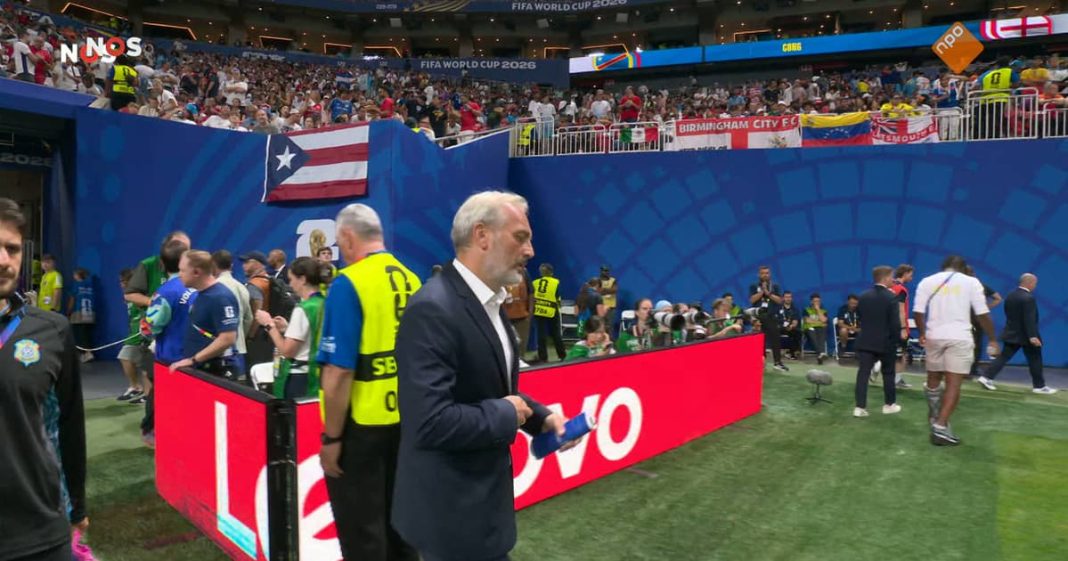 NOS zendt tweede helft van WK-wedstrijd Engeland tegen Congo-Kinshasa uit op NPO (Photo by: npo.nl)