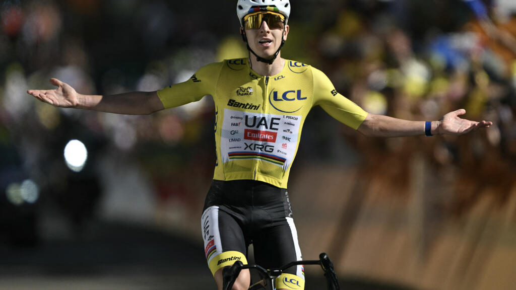 Pogacar domineert Alpe d’Huez en verstevigt leiderschap in Tour de France Pogacar domineert Alpe d'Huez en verstevigt leiderschap in Tour de France (Picture by: s.france24.com)
