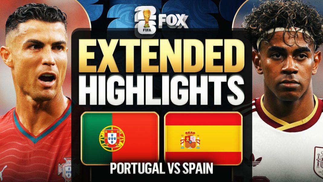 Portugal en Spanje treffen elkaar in achtste finale FIFA Wereldkampioenschap 2026 (Photo by: foxsports.com)