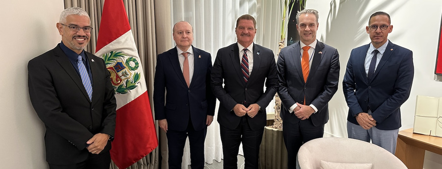 Prome Minister Eman in Peru voor diplomatieke ontmoetingen (Picture by: noticiacla.com)