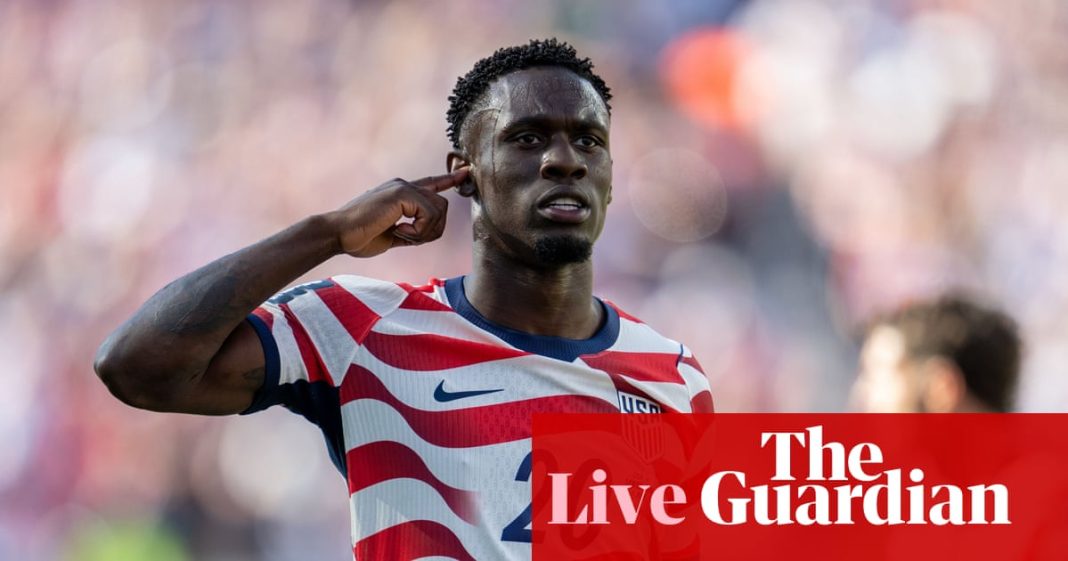 Trump erkent lobbyen bij FIFA over Balogun; Engeland naar kwartfinale tegen Noorwegen (Photo by: co.uk)