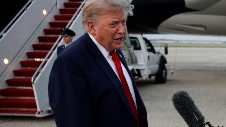 Trump verklaart Iran-aanvallen als eerbetoon aan Amerikaanse militairen Trump verklaart Iran-aanvallen als eerbetoon aan Amerikaanse militairen (Picture by: aljazeera.com)