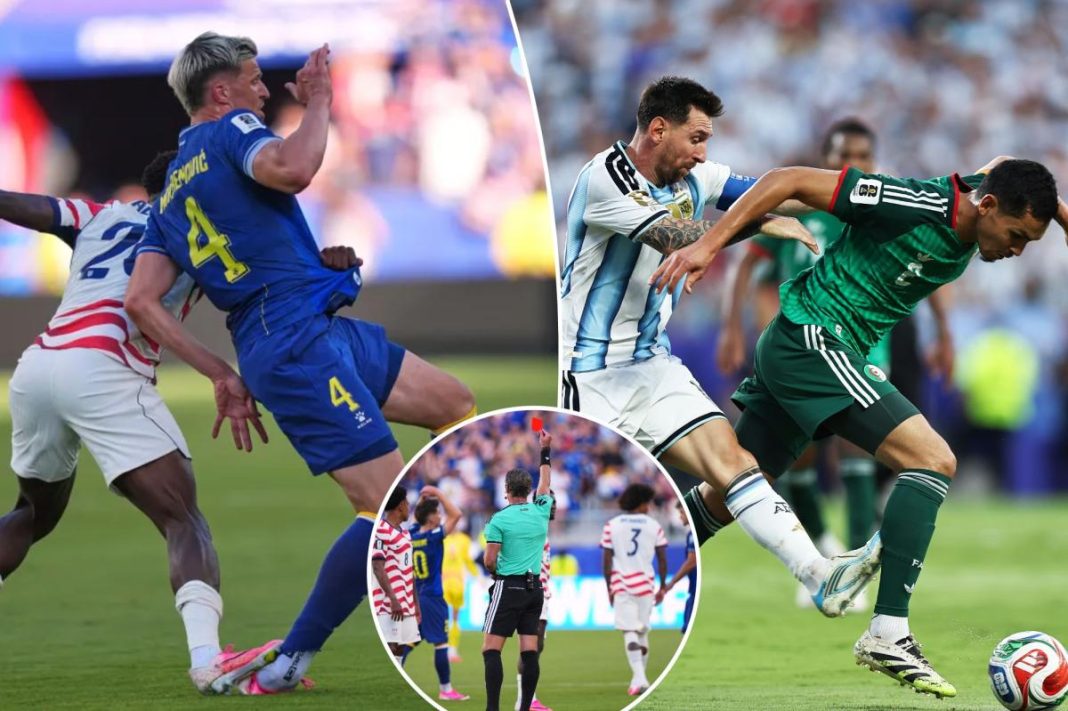VAR-beslissingen ter discussie na rode kaart Balogun bij WK-overwinning VS (Photo by: nypost.com)
