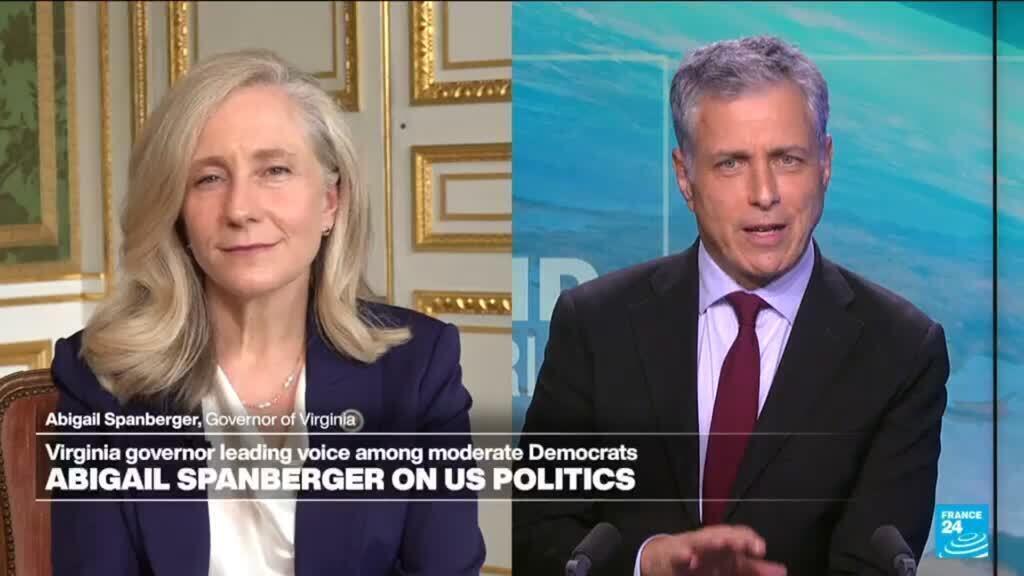 Virginia’s gouverneur Spanberger: ‘Geen enkele blauwdruk voor de Democratische Partij’ Virginia's gouverneur Spanberger: 'Geen enkele blauwdruk voor de Democratische Partij' (Picture by: s.france24.com)