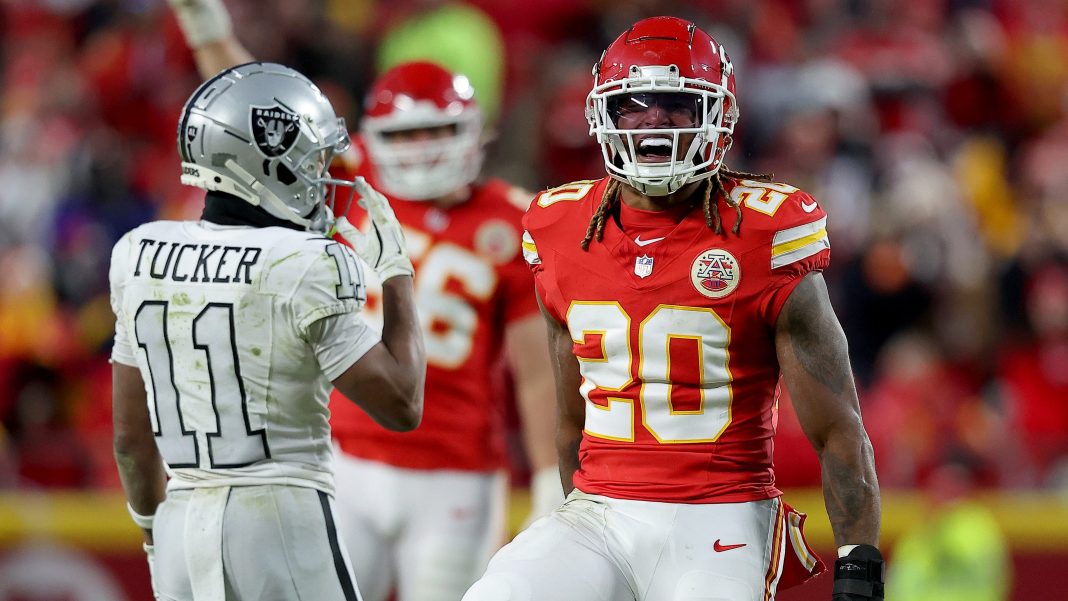 Voormalig NFL-speler Justin Reid woont WK-wedstrijd bij in Arrowhead Stadium (Photo by: usatoday.com)