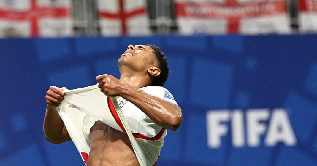 WK 2026: DR Congo staat halverwege verrassende overwinning op Engeland (Photo by: theathletic.com)