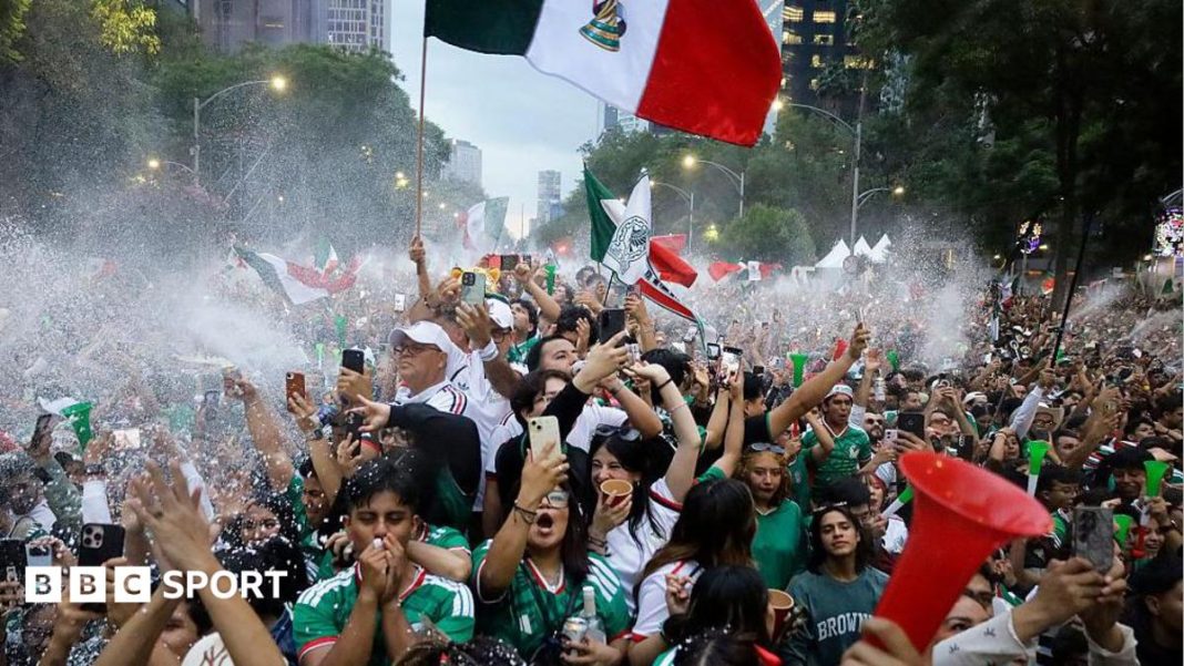 WK 2026: Engeland neemt het op tegen Mexico in het Estadio Azteca (Photo by: co.uk)