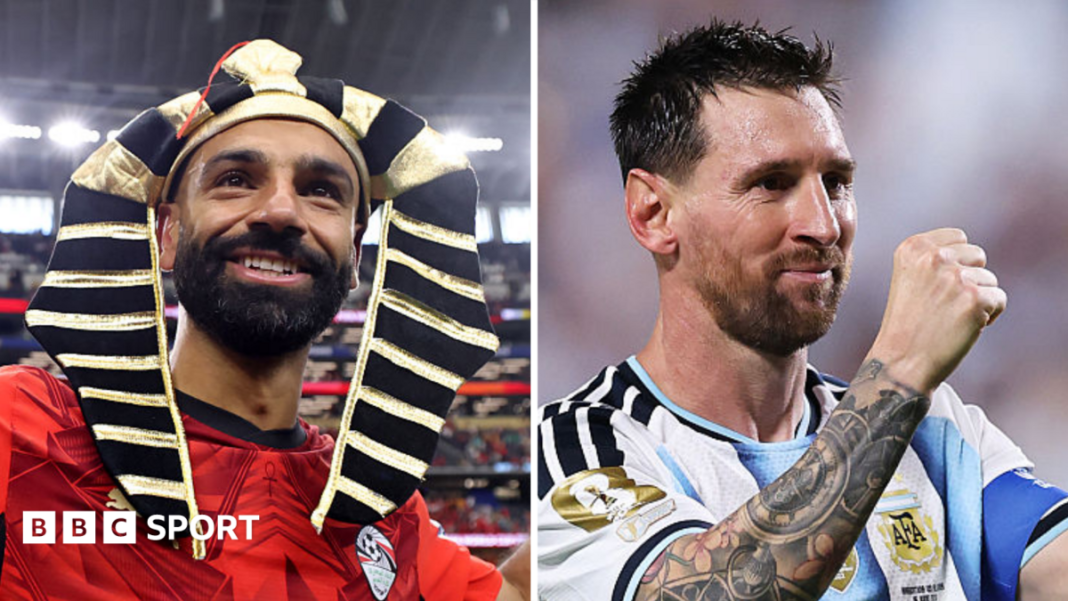 WK 2026: Messi en Salah uitgegroeid tot nationale symbolen in hun thuislanden (Photo by: co.uk)