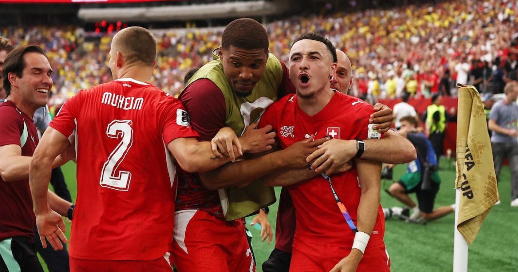 WK-voetbal: Zwitserland creëert kansen tegen Colombia in groepsfase (Photo by: ad.nl)