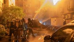 Zware Russische raket- en droneaanval op Kyiv: zeker acht doden (Picture by: ichef.bbci.co.uk)