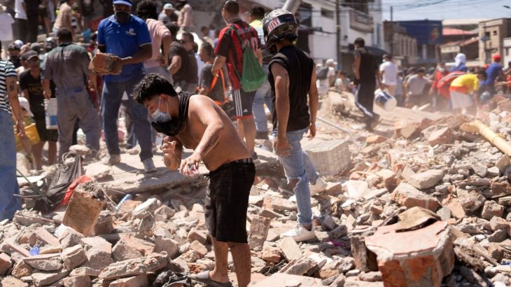 111 doden na aardbeving in Colombia (Picture by: aljazeera.com)