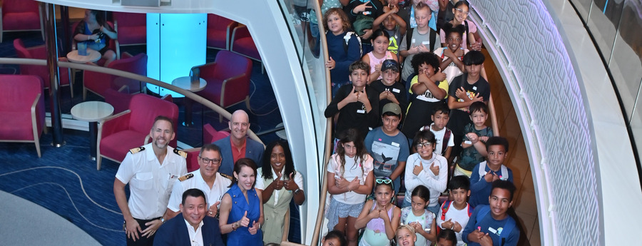 ATA en APA bieden zestig kinderen blik in cruisesector (Picture by: noticiacla.com)