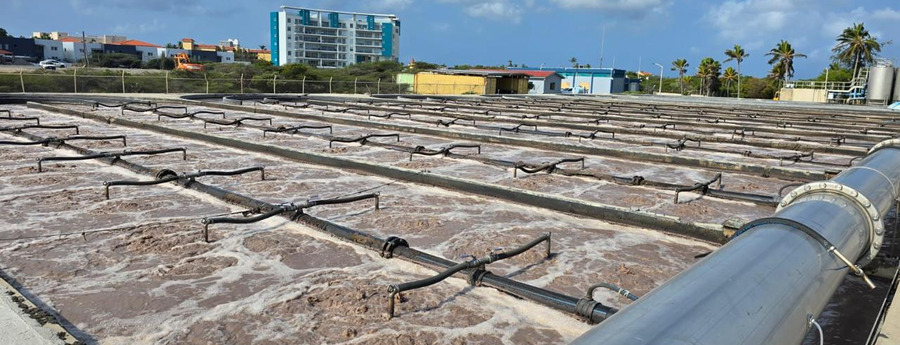 AWSS start preventief onderhoud Bubali-waterzuiveringsinstallatie (Picture by: noticiacla.com)