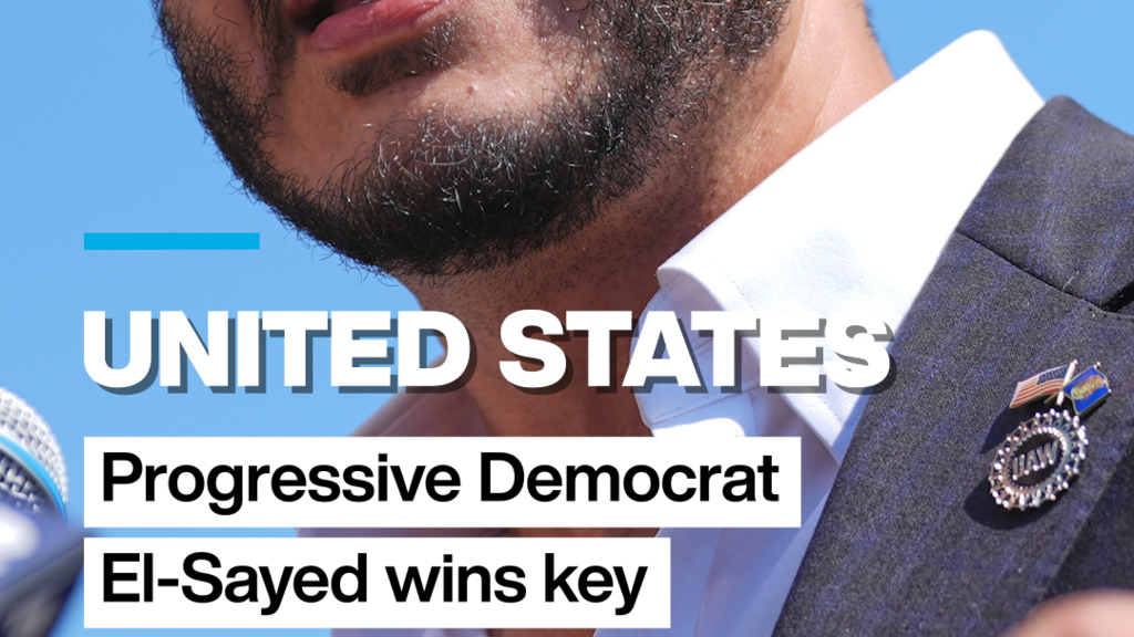 Abdul El-Sayed wint belangrijke verkiezingen in Michigan Abdul El-Sayed wint belangrijke verkiezingen in Michigan (Picture by: s.france24.com)