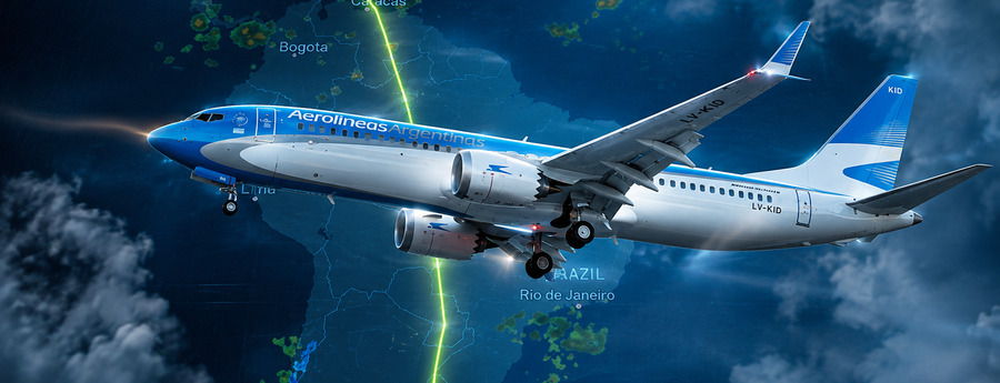 Aerolíneas Argentinas utiliza espacio aéreo venezolano para ruta Aruba (Picture by: noticiacla.com)