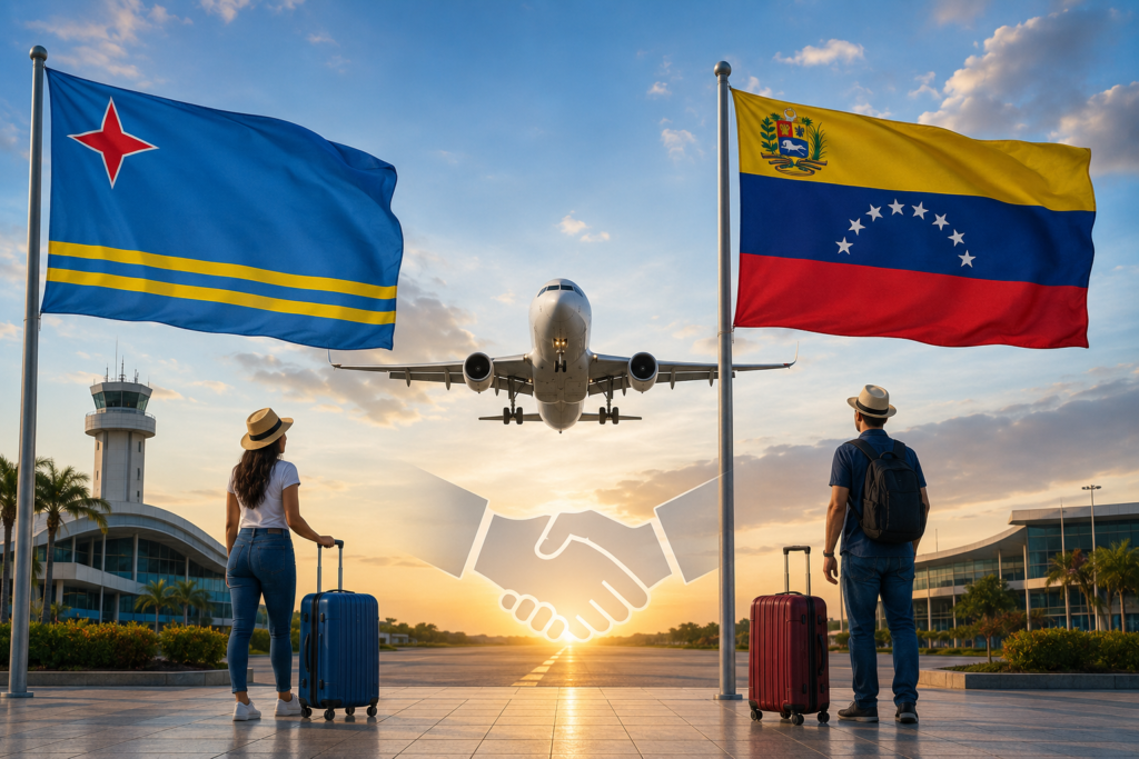 Arubaanse regering bevestigt geleidelijke heropening luchtverkeer met Venezuela (Picture by: solodipueblo.com)