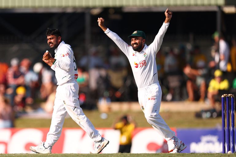 Bangladesh nadert historische overwinning in Test tegen Australië Bangladesh nadert historische overwinning in Test tegen Australië (Picture by: aljazeera.com)