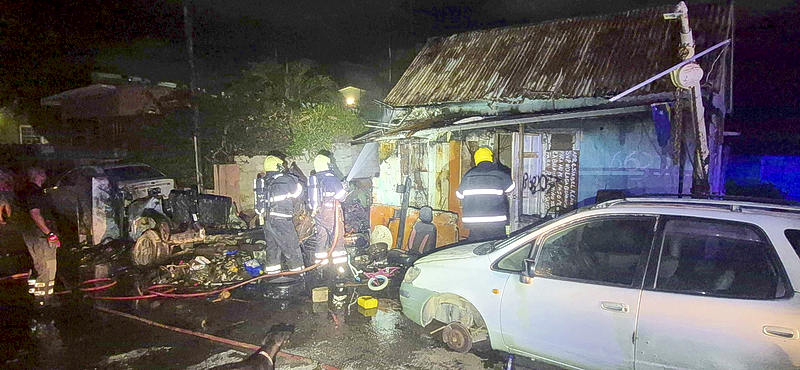 Brandweer Curaçao druk bezet na nacht met drie brandmeldingen (Picture by: extra.cw)