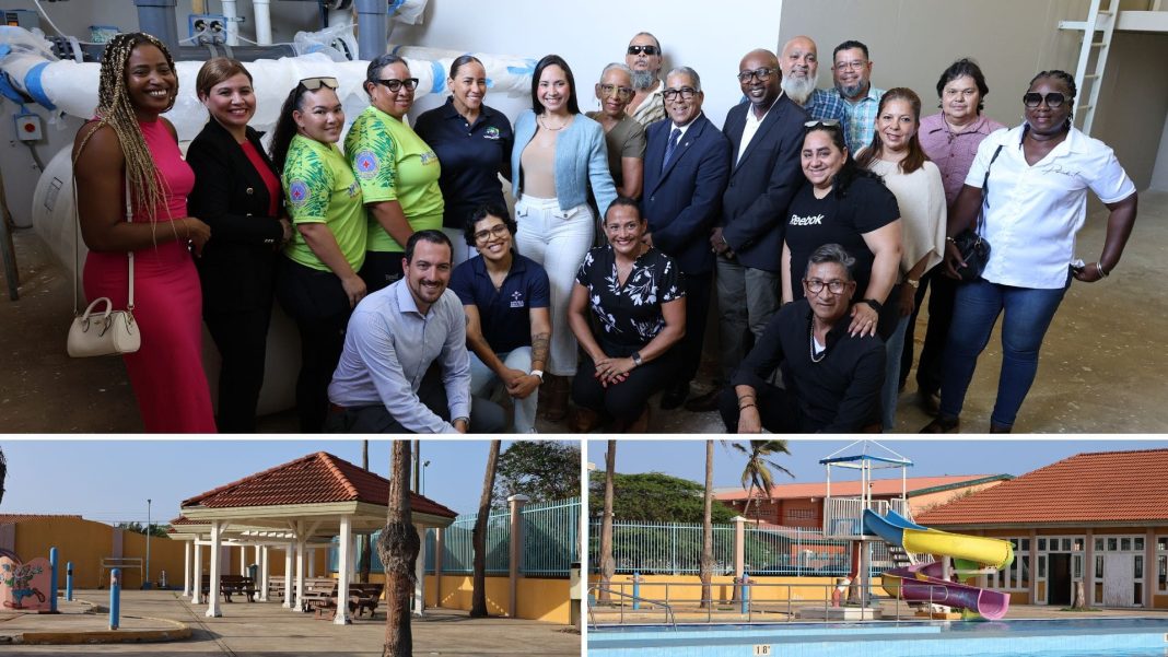Community Pool San Nicolas heropend na investering van 478.000 florin (Picture by: 24ora.com)