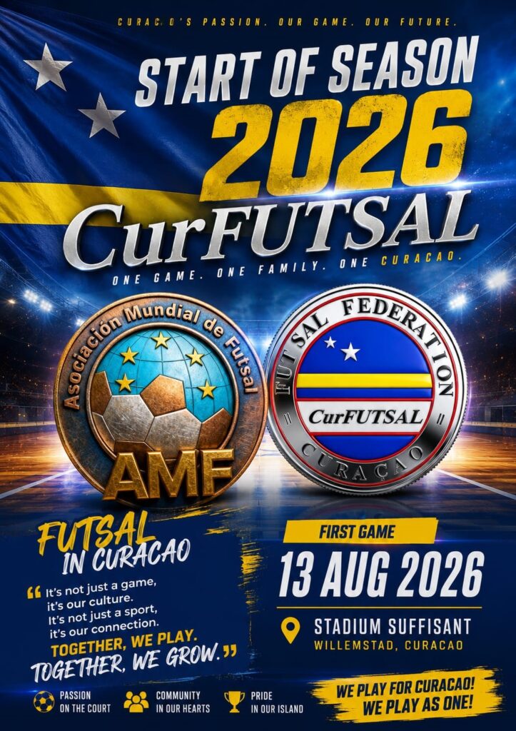 Curfutsal seizoen officieel begonnen in Curaçao Curfutsal seizoen officieel begonnen in Curaçao (Picture by: extra.cw)