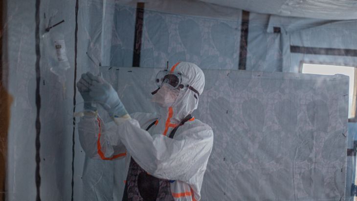 Ebola DRC: vaccinatie zorgwerkers gestart in Kisangani DRC begint met vaccineren van eerstelijns zorgwerkers tegen ebola (Picture by: aljazeera.com)
