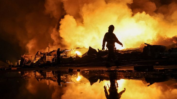 Drie doden en talrijke gewonden door Russische raketvuren rond Kyiv (Picture by: aljazeera.com)