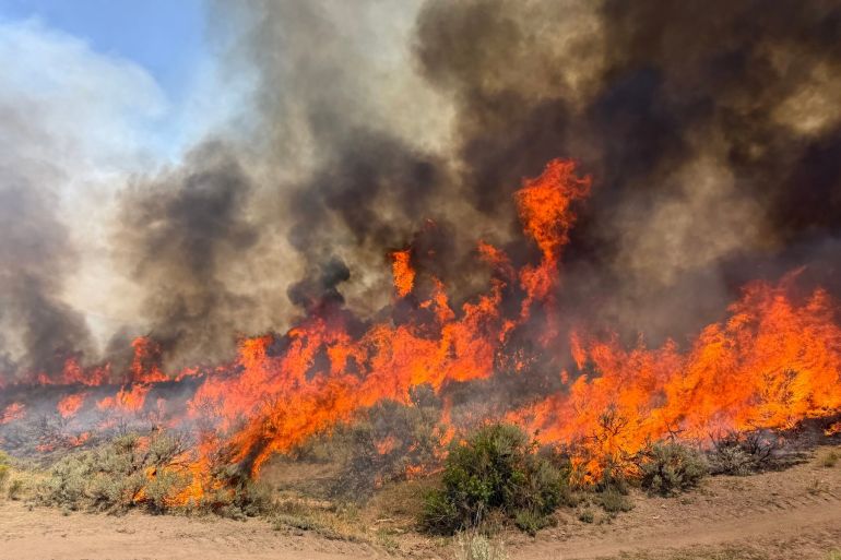 Drieëndertig mensen omgekomen bij brandbestrijding in Utah (Picture by: aljazeera.com)