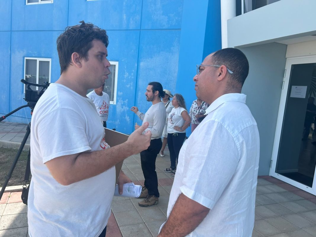 Eduard Pieters (PPA): Aruba bouwt niet met twijfel Eduard Pieters (PPA): Aruba bouwt niet met twijfel (Picture by: 24ora.com)