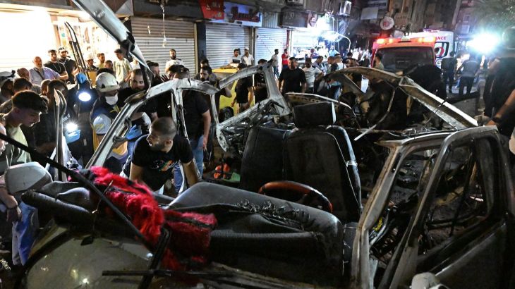Explosie ramt minibus bij Damascus; twee doden en elf gewonden (Picture by: aljazeera.com)