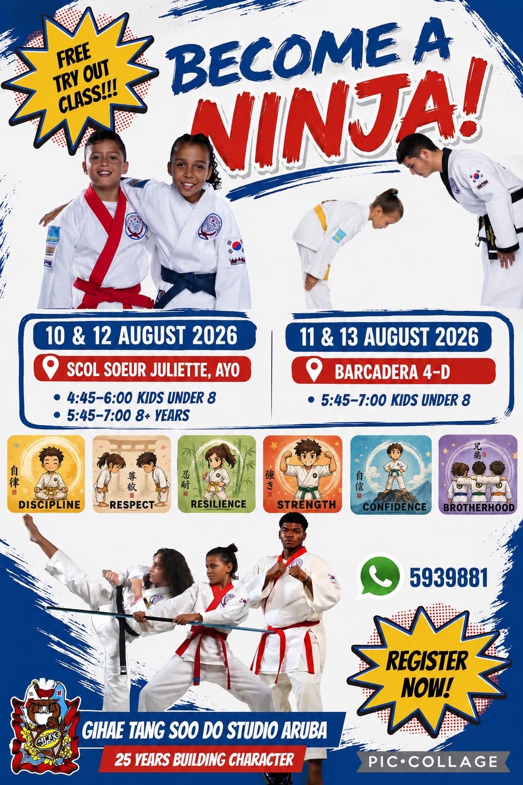 Gihae Tang Soo Do Studio Aruba organiseert workshop Gihae Tang Soo Do Studio Aruba organiseert workshop (Picture by: 24ora.com)