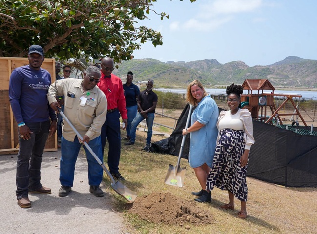 Governor de Graaff School op Sint Eustatius krijgt uitbreiding en renovatie (Picture by: 721news.com)