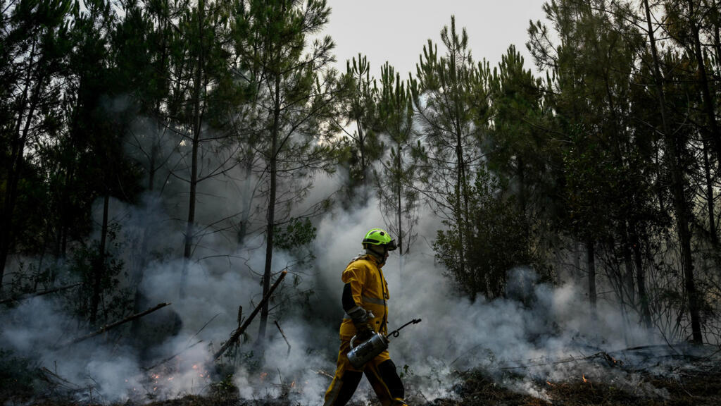 Grote bosbrand in Frankrijk grotendeels onder controle (Picture by: s.france24.com)