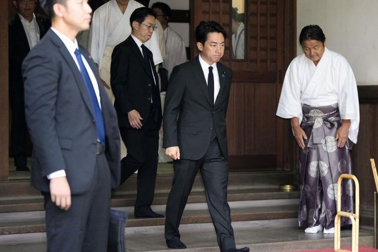 Japanse minister bezoekt heiligdom voor oorlogsslachtoffers, veroorzaakt verontwaardiging in China en Zuid-Korea (Picture by: aljazeera.com)