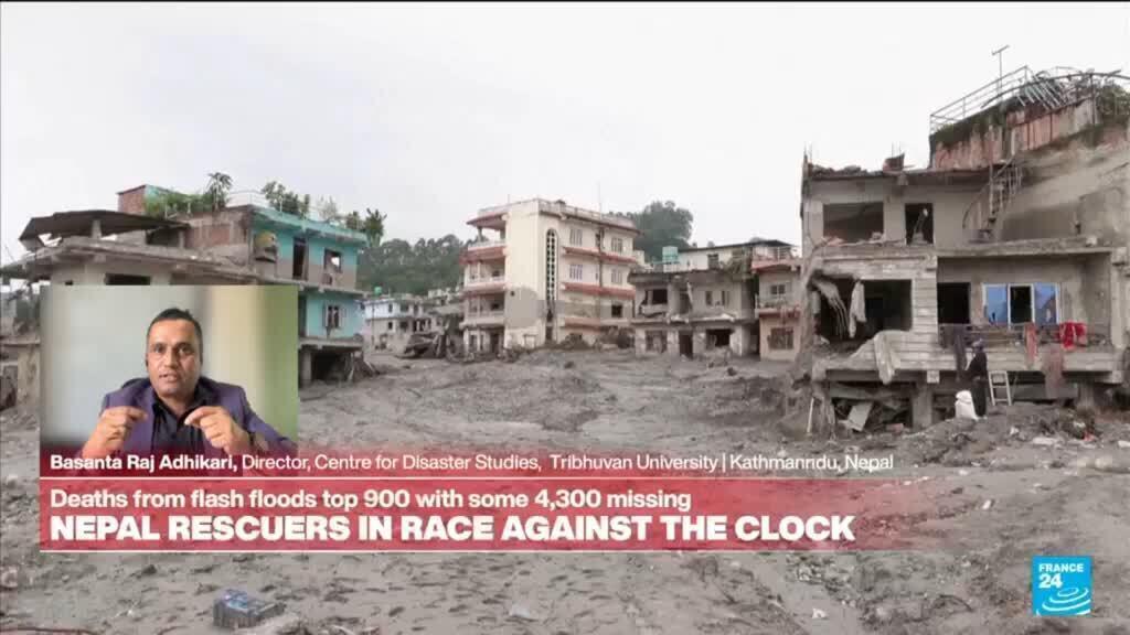 Nepal overstromingen: nieuwe aanpak vereist Nepal-overstromingen 'ongekend': nieuwe ingenieursaanpak en risicogestuurd stedelijk beleid nodig (Picture by: s.france24.com)