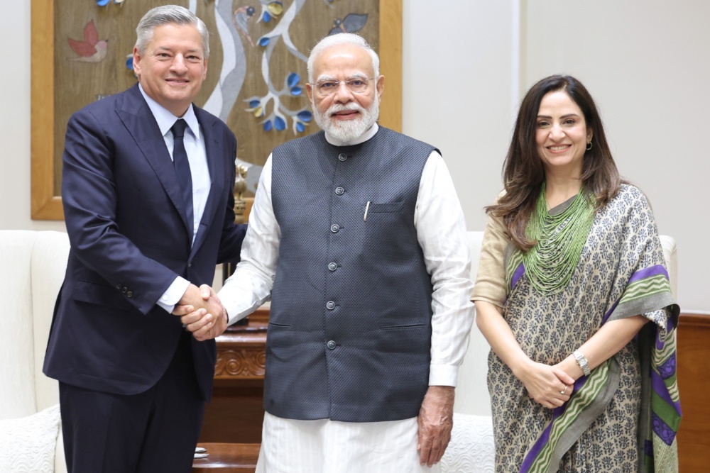 Netflix lanceert India-initiatief na ontmoeting met Modi Netflix lanceert India-initiatief na ontmoeting met Modi (Picture by: variety.com)