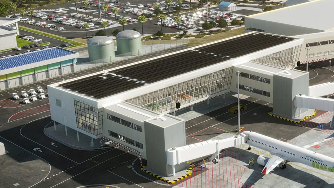 Nieuwe gates luchthaven Aruba klaar in december Nieuwe gates luchthaven Aruba klaar in december (Picture by: pubble.cloud)