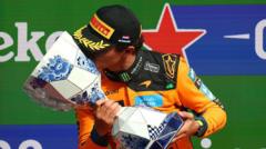 Norris wint Dutch GP: masterclass McLaren in Zandvoort Norris verslaat Antonelli en wint de laatste Dutch Grand Prix in Zandvoort (Picture by: ichef.bbci.co.uk)
