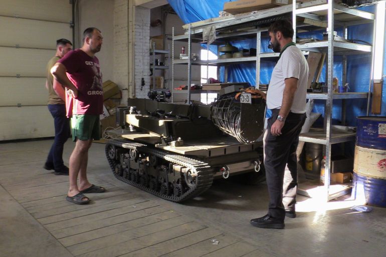 Oekraïense robots veranderen de spelregels van het oorlogsvak (Picture by: aljazeera.com)
