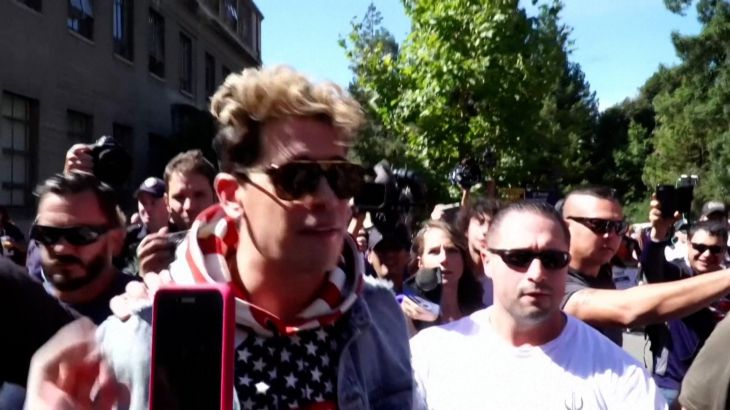 Rechtsextremist Milo Yiannopoulos aangehouden door Amerikaanse immigratiedienst ICE (Picture by: aljazeera.com)