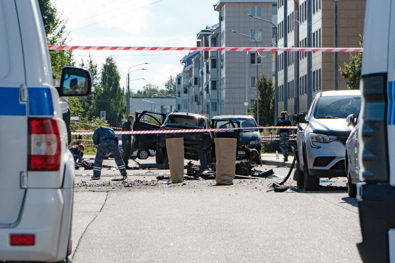 Russische militair gedood door autobom in Sint-Petersburg (Picture by: aljazeera.com)